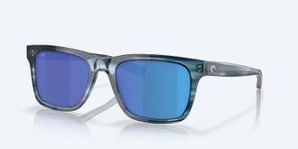 Costa Unisex Tybee Polarized Sunglasses In Ocean Currents Blue Mirror
