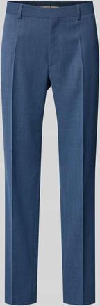 HUGO BOSS Regular Fit Anzughose mit Schurwoll-Anteil Modell LEON in Bleu Melange, Gr&ouml;&szlig;e 102