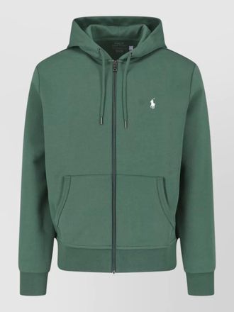Polo Ralph Lauren hooded sweatshirt ribbed trims kangaroo pocket