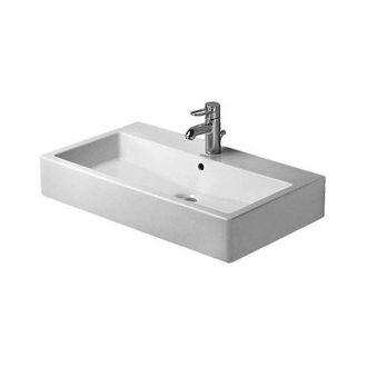 Duravit Duravit - Lavabo Vero 700mm, Pulido Con Rebosadero, Con Banco De