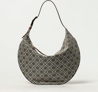 Tory Burch Borsa T Monogram Balloon Tory Burch in canvas jacquard