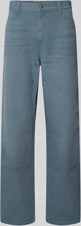 Carhartt Work in Progress Hose mit Eingrifftaschen Modell Dearbor in Rauchblau, Gr&ouml;&szlig;e 29/32