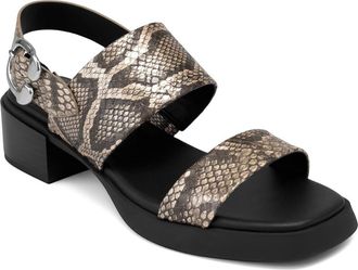 Aerosoles Dove Low Heeled Sandal - Wide Width Available in Champagne at Nordstrom Rack, Size 5.5
