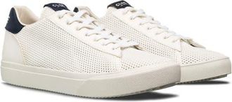 Clae Bradley Knit Low Top Sneaker in White Navy Cactus at Nordstrom, Size 9.5