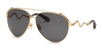 Roberto Cavalli SRC090M 0300 Mens Sunglasses Gold Size 65