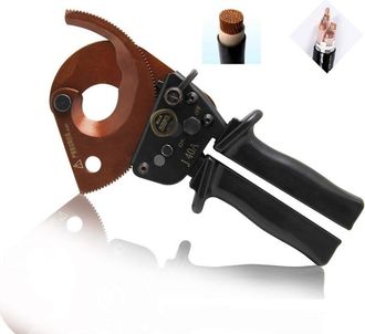 OEM Cortacables De Trinquete Para Cobre Y Aluminio De Hasta 300 Mm&sup2; - Acero Forjado - Dise&ntilde;o Ergon&oacute;mico Para Cortes R&aacute;pidos Y Precisos