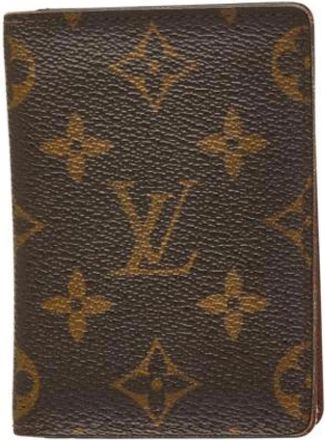 Louis Vuitton Pre-owned Monogram Canvas Portemonnee - unisex - Vintage Accessoires - Bruin - ONE Size - Vintage