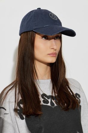Acne Studios Baseball Cap, Unisex, Navy Blue