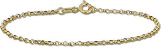 Delmar Rolo Link Chain Bracelet, 0.65mm in Gold at Nordstrom Rack