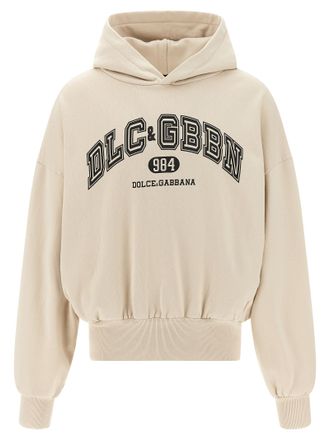 Dolce & Gabbana Mens Logo Print Hoodie