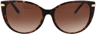 Tiffany & Co. Tf 4178 Cat-Eye Zonnebril - Dames - Zonnebrillen - Veelkleurig - 57 MM - Accessoires