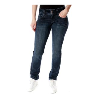 Pepe Jeans London Mid-Rise Slim Fit Jeans - Iconic Gen - female - Pepe Jeans - Slim Fit Jeans - Blue - W26 L34 - Jeans