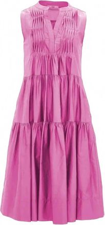 Devotion Twins Womens Gialos Tiered Dress In College Pink 2010