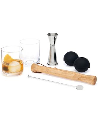 Viski 7-Piece Muddled Cocktail Set