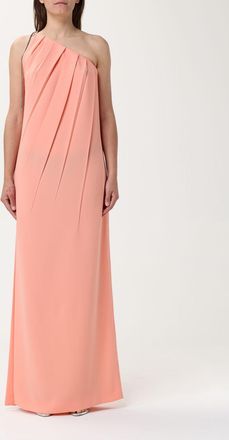 Max Mara Abito monospalla Max Mara in crêpe plissettato