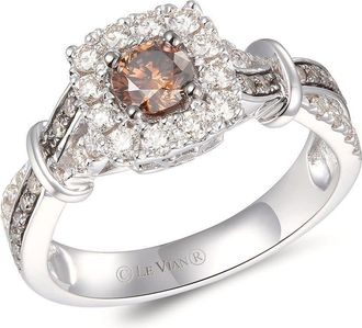 Le Vian Ladies Chocolate Diamonds Rings set in 14K Vanilla Gold