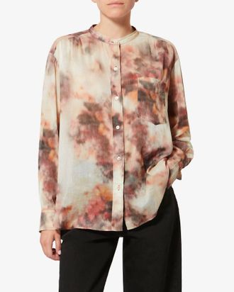 Isabel Marant Mexika Blouse In Beige