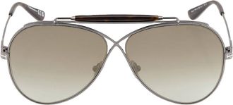 Tom Ford Holden Brown Gradient Pilot Unisex Sunglasses FT0818 08G 60