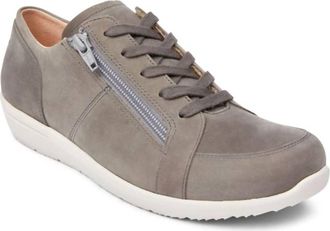 Vionic Womens Abigail Lace Up Sneaker In Magnolia Slate Grey