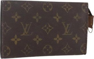 Louis Vuitton Pre-owned Clutches, female, Brown, Size: ONE SIZE Pre-owned Vintage Canvas Clutch