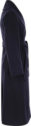 Max Mara Womens Coat Loriana Virgin Wool Black