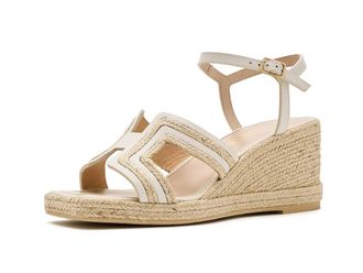 La Canadienne Rosia Womens Wedge Shoes Milk : 10 M (B), Leather