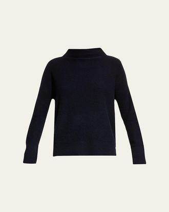 Vince Boiled Cashmere Turtleneck Pullover