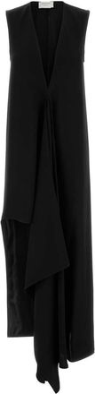Sportmax Sportmax Black Twill Acline1234 Dress