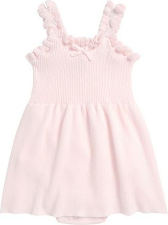 Nordstrom Ruffle Accent Skirted Sweater Bodysuit in Pink Pretty at Nordstrom, Size 18M