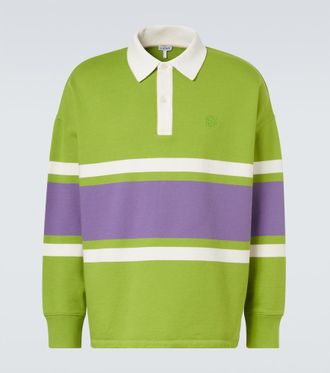 Loewe Striped cotton polo sweater