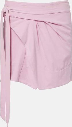 Isabel Marant Berenice draped cotton wrap skirt