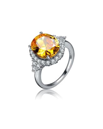 Genevive Silver Cz Ring