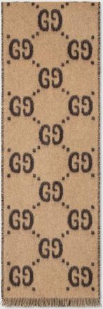 Gucci Kids - GG Wool Scarf, Beige, Wool