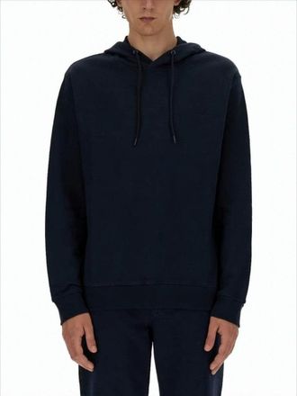 A.P.C. Classic Relaxed-Fit Black Hoodie With Drawstring Feature