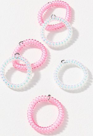 Teleties Small Coil Hair Ties, Set of 6