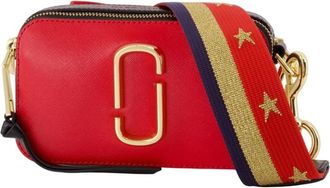 Marc Jacobs Tassen, Dames, Rood, ONE Size, Leer, The Snapshot Crossbody
