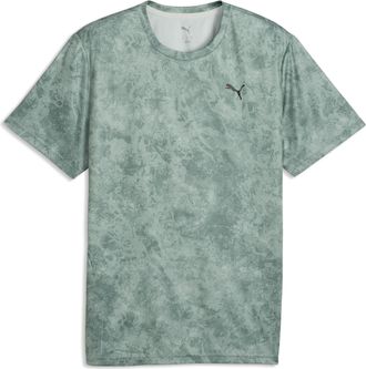 Puma T-shirt con stampa Train All Day Essentials da uomo, Accessori, Verde, XL