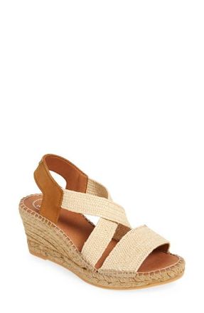Toni Pons Susa Espadrille Wedge Sandal in Natural at Nordstrom, Size 11Us