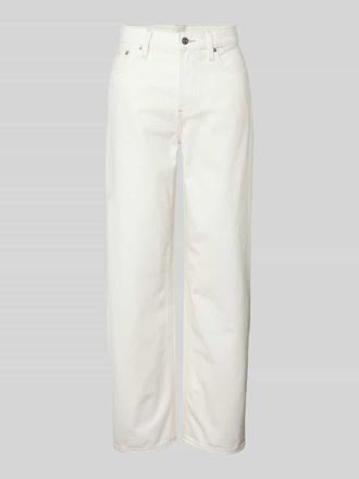 Calvin Klein Jeans Barrel Jeans im 5-Pocket-Design mit Label-Detail in Weiss, Gr&ouml;&szlig;e 25/32