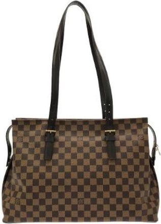 Louis Vuitton Pre-owned Damier Schoudertas - Dames - Vintage Shopper - Bruin - ONE Size - Vintage