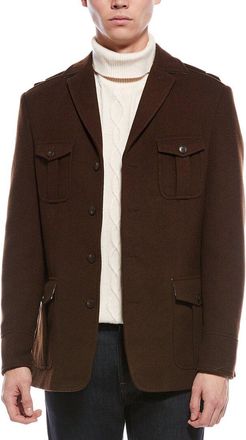 Paisley & Gray Wool-Blend Utility Jacket