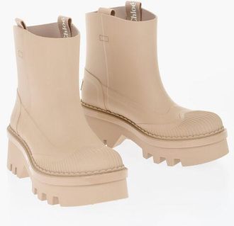 Chlo&eacute; Rubber Boots With Tank Sole size 41