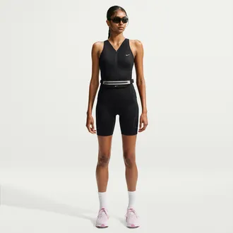 Nike Womens Swift Dri-FIT Running Bodysuit in Red | IM7573-654