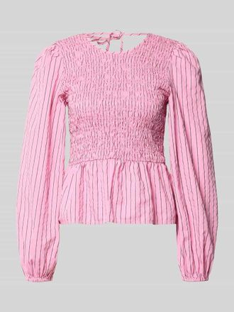 Marc O'Polo Denim Marc OPolo Denim Slim Fit Bluse aus Baumwoll-Mix in Pink, Gr&ouml;&szlig;e XS