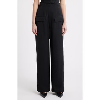 Odd Muse The Ultimate Muse High Waist Wide Leg Pants in Black at Nordstrom, Size X-Small
