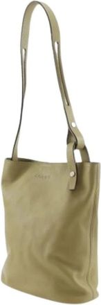 Loewe Pre-owned Shoulder Bag - Dames - Vintage Schoudertas - Beige - ONE Size - Leer - Vintage