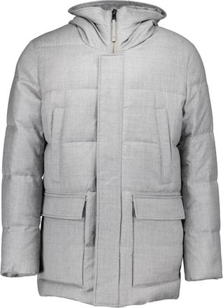 Duno Grijze Donbart Jassen - Heren - Winterjassen - Grijs - 2XL - Jassen