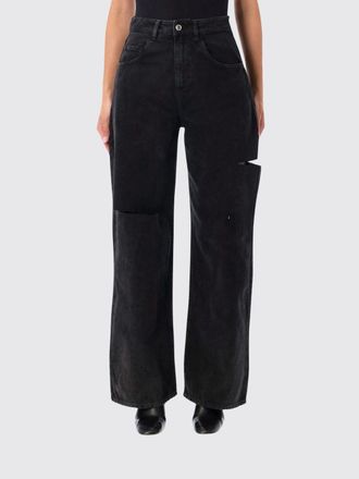 Icon Denim Los Angeles Jeans Poppy wide leg a vita alta con dettagli cut-out