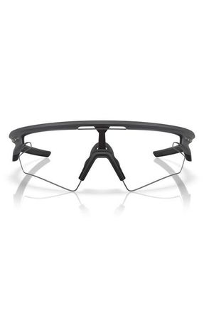 Oakley Gender Inclusive Sphaera 36mm Rectangle Sunglasses in Carbon /Clear at Nordstrom