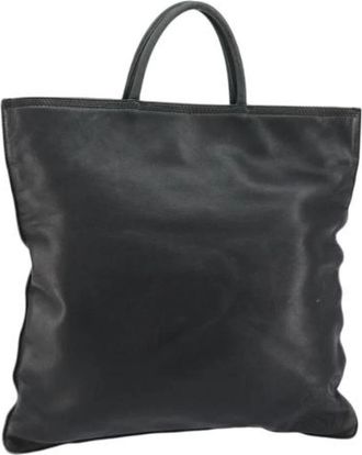 Loewe Pre-owned Tote Bag - Dames - Vintage Shopper - Zwart - ONE Size - Leer - Vintage